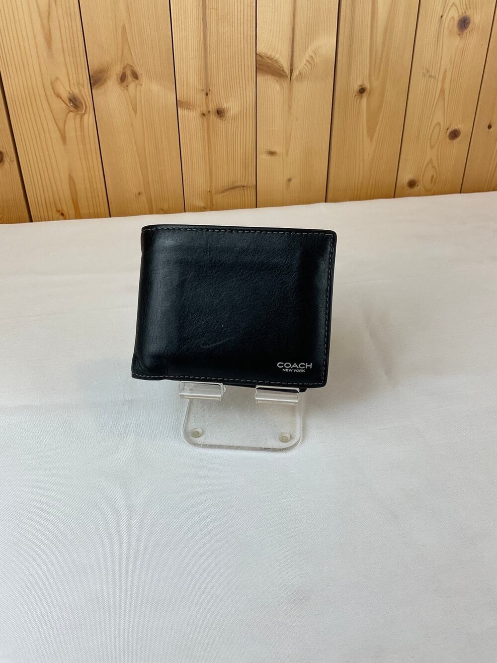 Coach Slim Billfold Wallet with ID Insert, Black